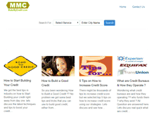 Tablet Screenshot of makemycredit.com